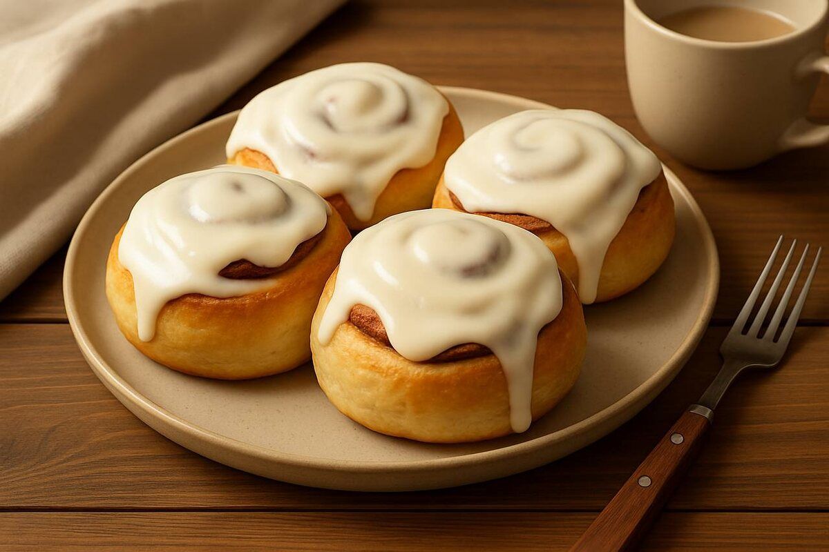 домашние булочки с корицей: уют выше любого кафе