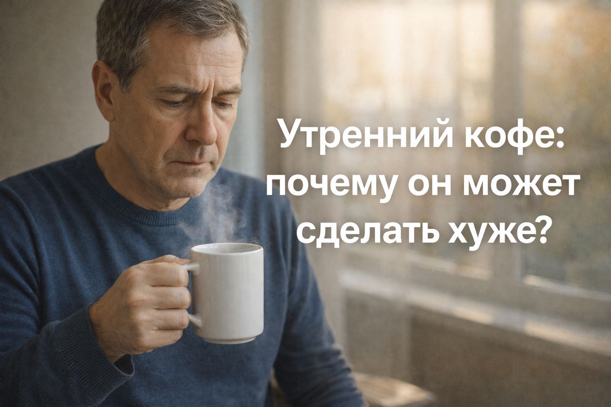 Почему утренний кофе может вредить вашему состоянию