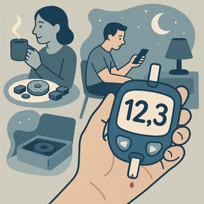 Привычки, которые могут негативно повлиять на уровень сахара в крови