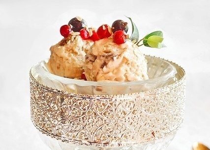 Необычное сочетание: медовое мороженое с овсяными хлопьями