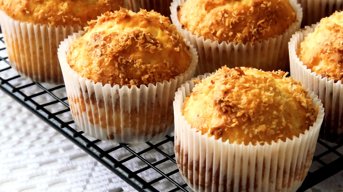 Необычные творожные маффины для ярких будней