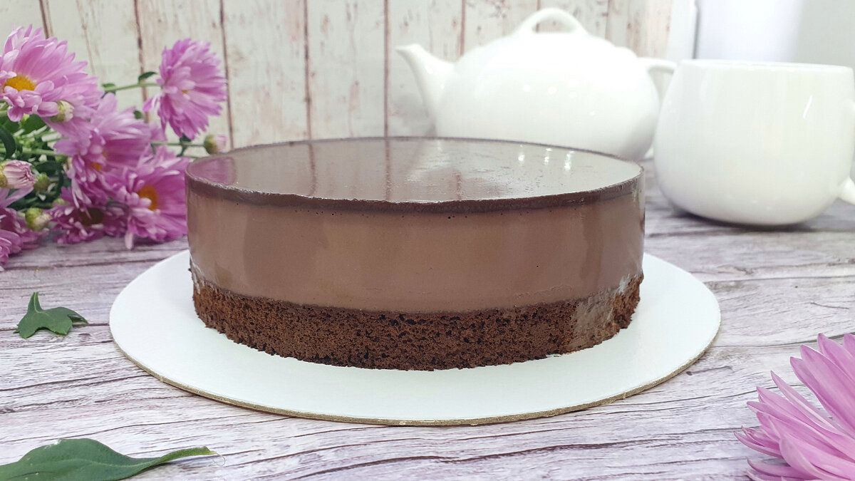 Легкий и вкусный диетический торт с бананом и шоколадом