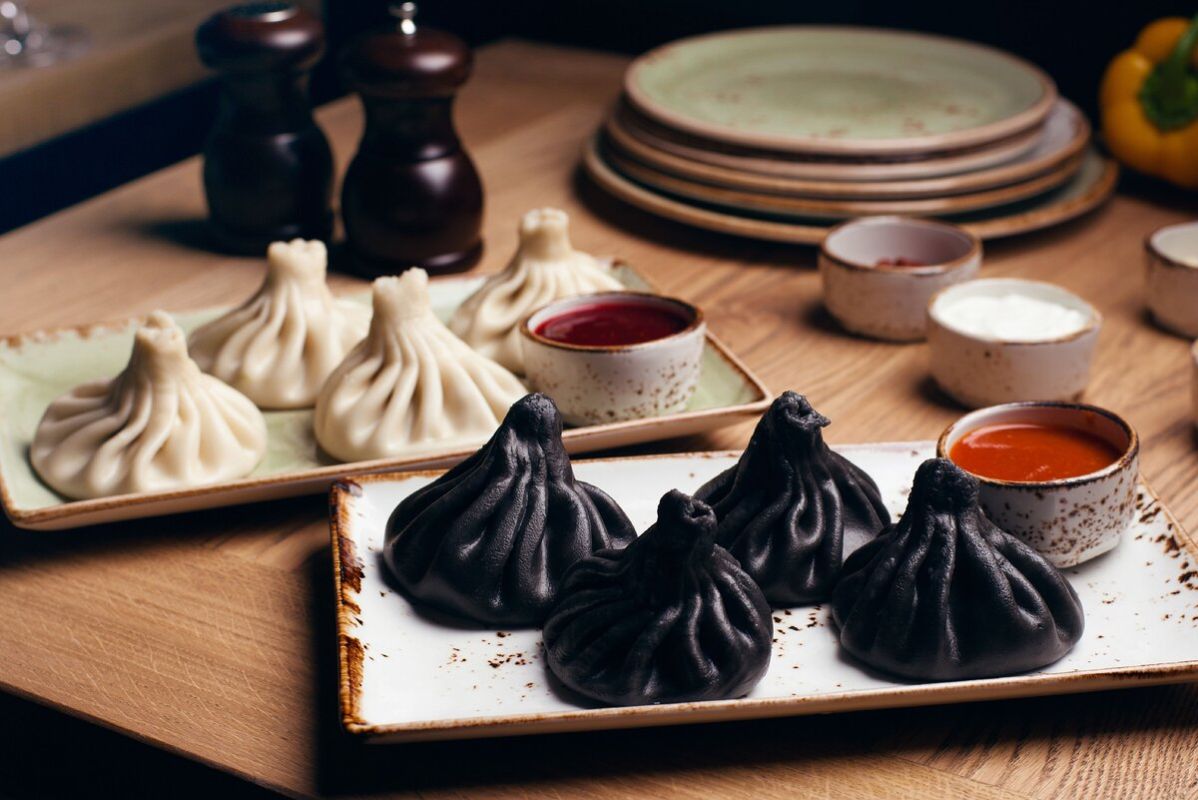 Уникальный рецепт черных хинкали