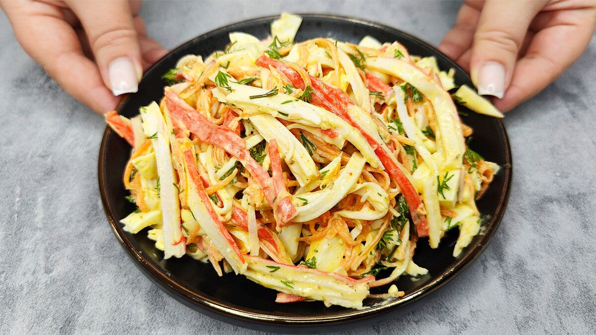 Салат «Нептун»: легкость и вкус всего за три ингредиента