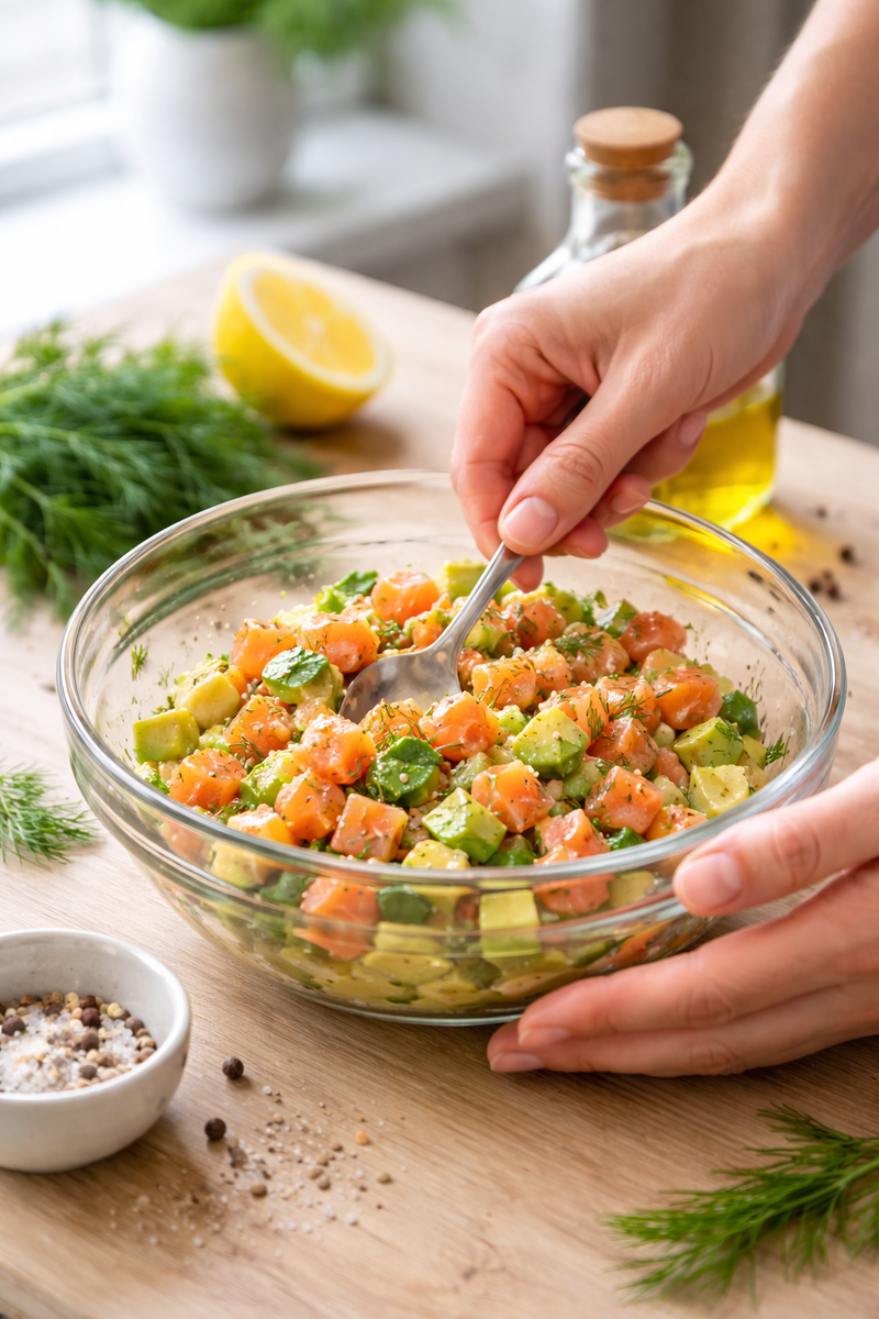 Как приготовить завораживающий тартар из лосося за 5 минут