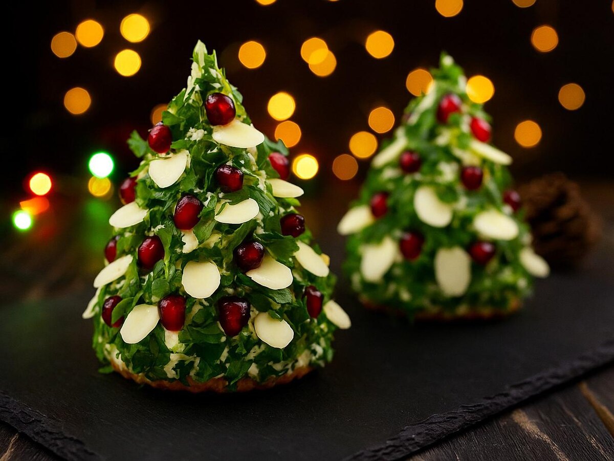 Смачные елочки: идеальная закуска к Новому году
