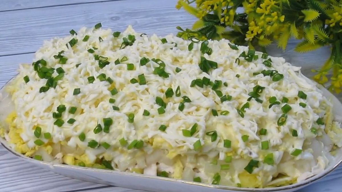 Салат 'Нежность': легкость и вкус, покоряющий с первого укуса